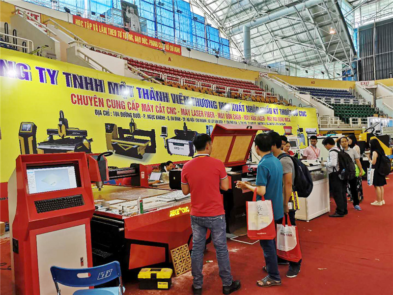 廣天地數控參加2018年8月越南展會